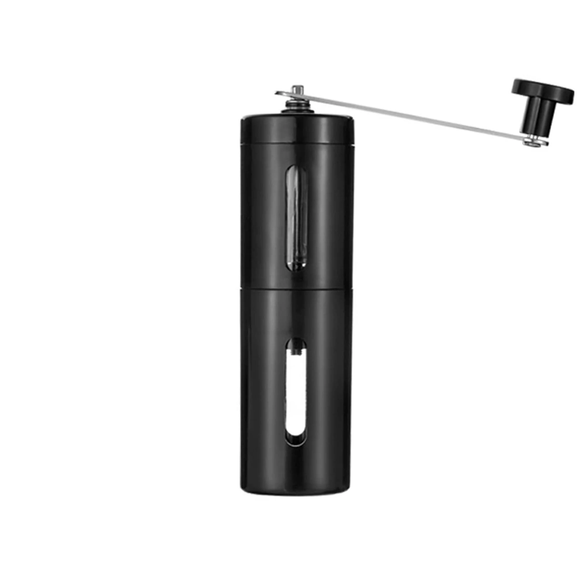 Manual Coffee Grinder for Espresso, French Press and Travel, Hand Crank Ceramic Burr Grinder Compatible with AeroPress, Drip Coffee and Turkish Brew