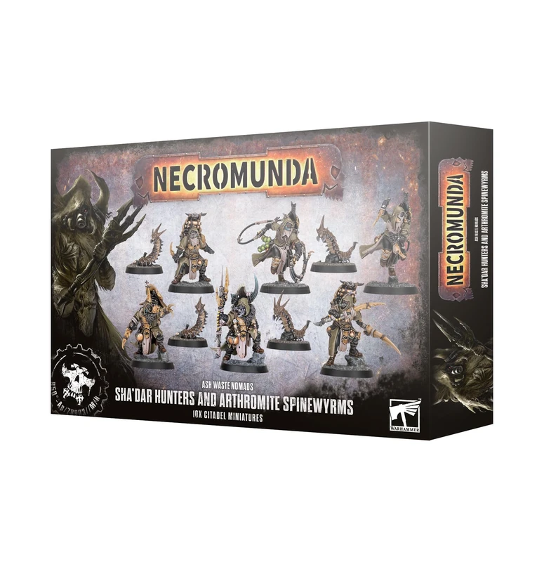 Warhammer - Necromunda - Nomads: Sha'dar Hunters & Arthromite Spinewyrms (Shadar) (Games Workshop), Rust Metallic