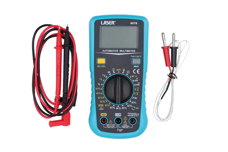 Laser 9078 Automotive Multimeter CAT III, blue