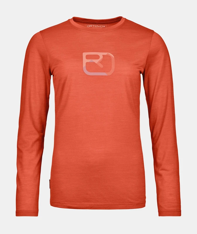 ORTOVOX 150 Cool MTN Silhouette LS W, 84081, Sunset Orange, L