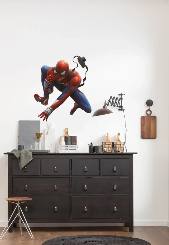Komar Wall Sticker Marvel Spider-Man Camera Size 50 x 70 cm Children's Bedroom Wall Sticker
