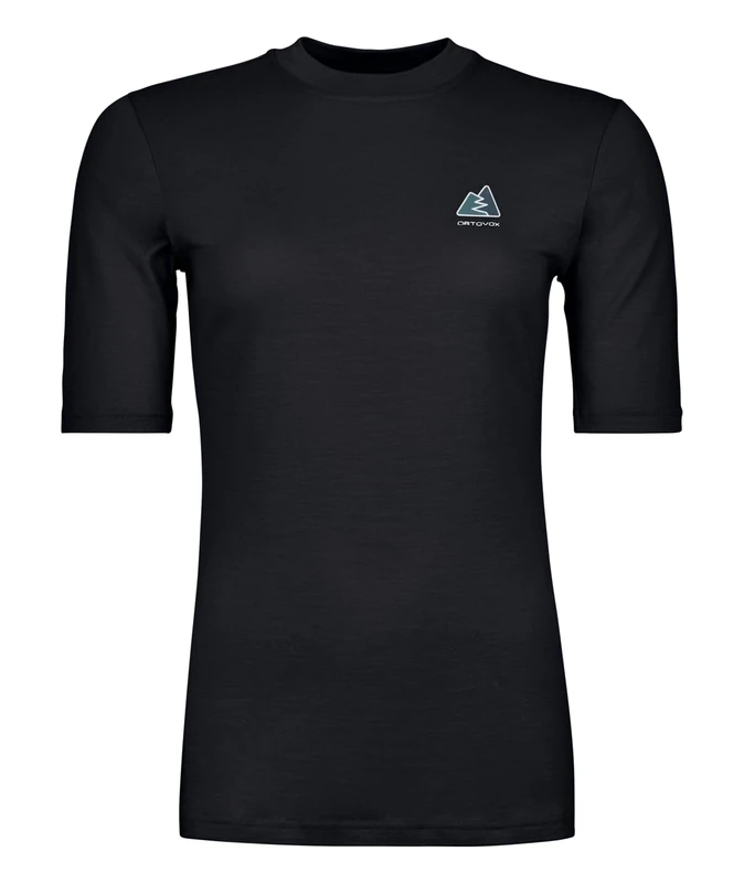 ORTOVOX 185 Merino MTN Hug TS W, 83077, Black Raven, M - Image 1
