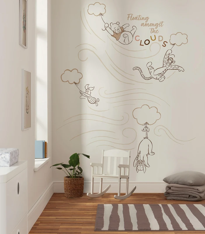 Komar Non-Woven Photo Wallpaper Disney Winnie The Pooh A Bluster Day 200 x 250 cm Children's Wallpaper