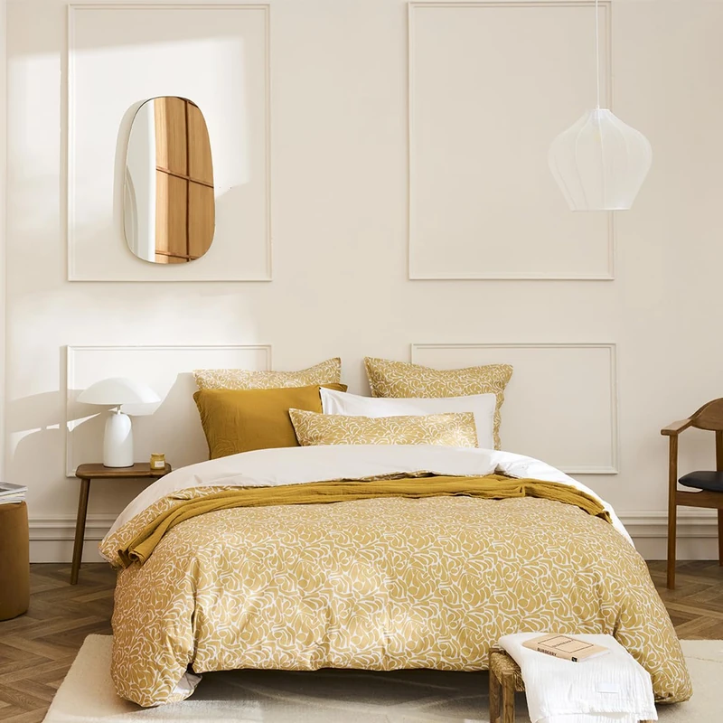 Essix Cotton Percale Duvet Cover, 140 x 200 cm, Hera