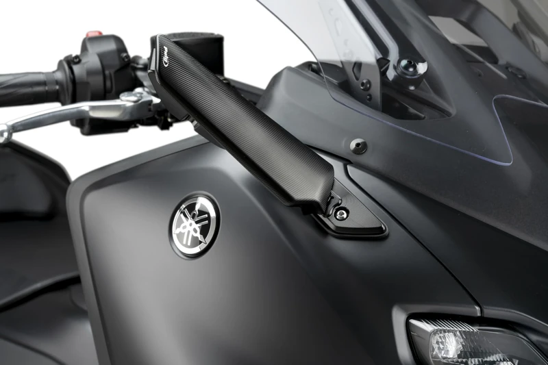 Puig 22016N Aileron Mirror - Aerodynamic Design and Improved Stability, Black