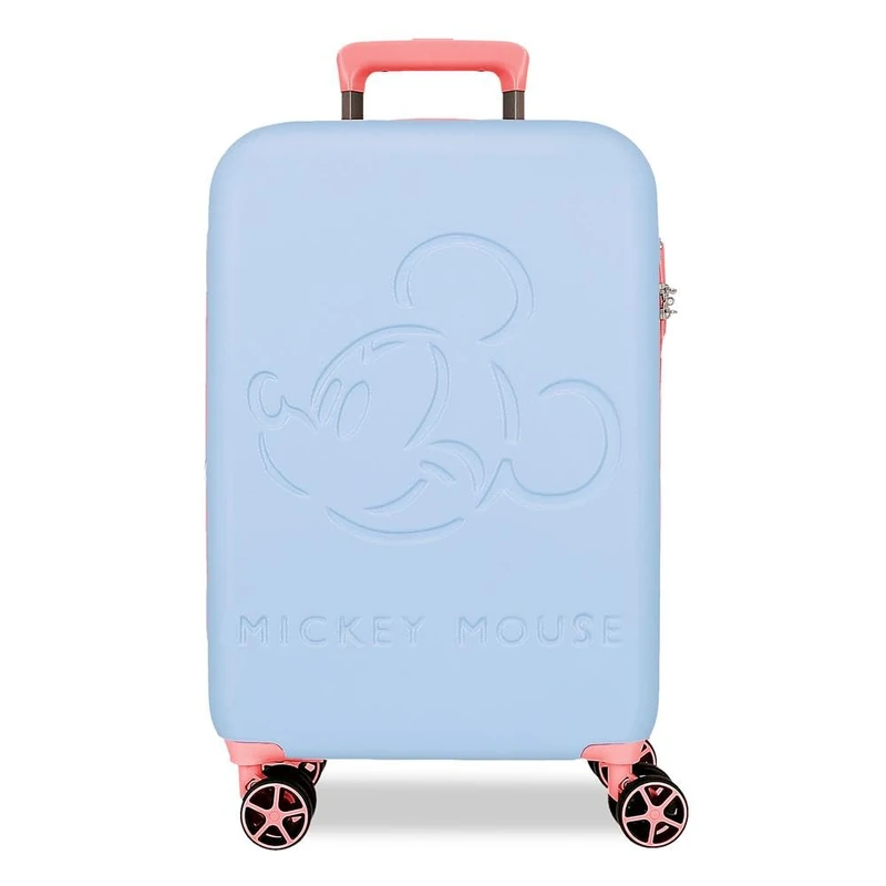 Disney Mickey Crazy Trip Cabin Suitcase Blue 36x55x20cm Rigid 2.5kg TSA Lock ABS 2.5kg 39.6L Hand Luggage, Blue, One Size, Cabin Suitcase