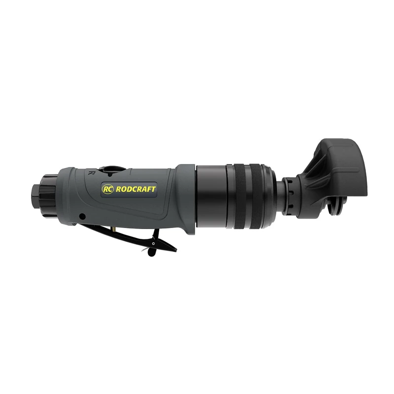 Rodcraft RC7199 Compressed Air Cut Off Grinder with a Cutting Disc with Flexible Head (3 Positions Straight, 25° Up/Down), 16000rpm, 440 Watt, for 75mm Sanding Discs