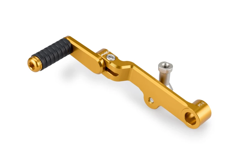 Puig 21779O Gear Shift Lever - Sporty Design, Ergonomics, and Personalized Adjustment, Gold