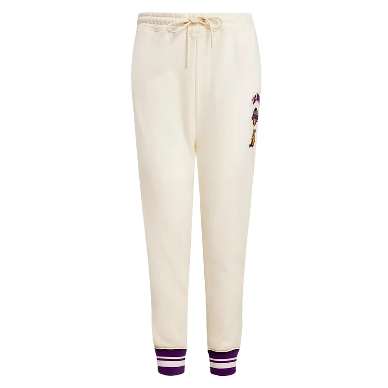 Pro Standard Womens NBA Los Angeles Lakers Retro Classics Sweatpant Eggshell/Purple M