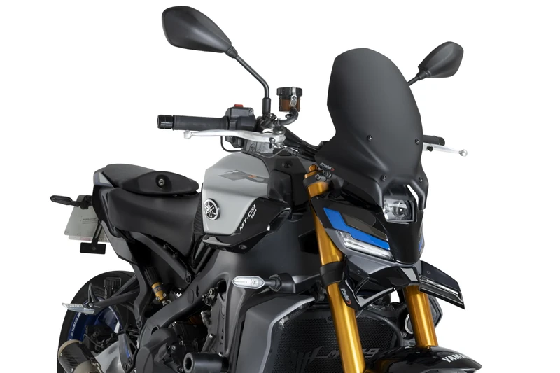 Puig 22079N Naked Front Downforce Winglets for Greater Stability and Aerodynamics, Black