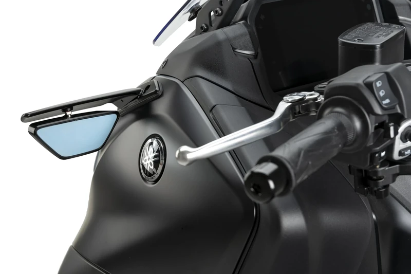 Puig 22017N Left Aileron Mirror - Aerodynamic Design, Stability, and Customization, Black