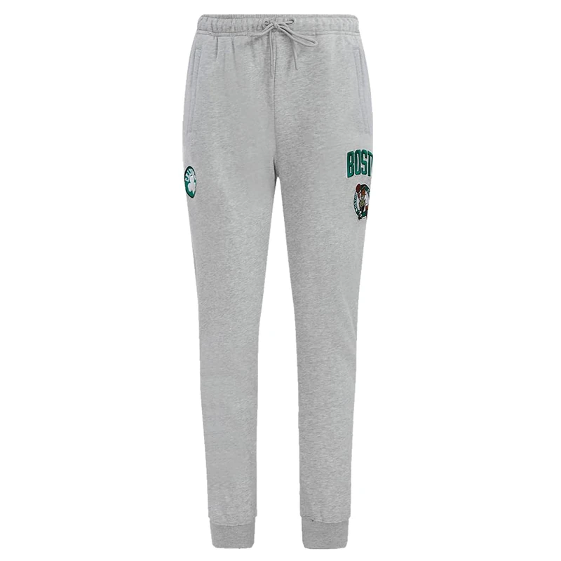 Pro Standard Womens NBA Boston Celtics Classic Chenille Sweatpant Heather Grey 2XL