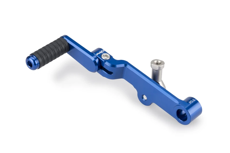 Puig 21779A Gear Shift Lever - Sporty Design, Ergonomics, and Personalized Adjustment, Blue