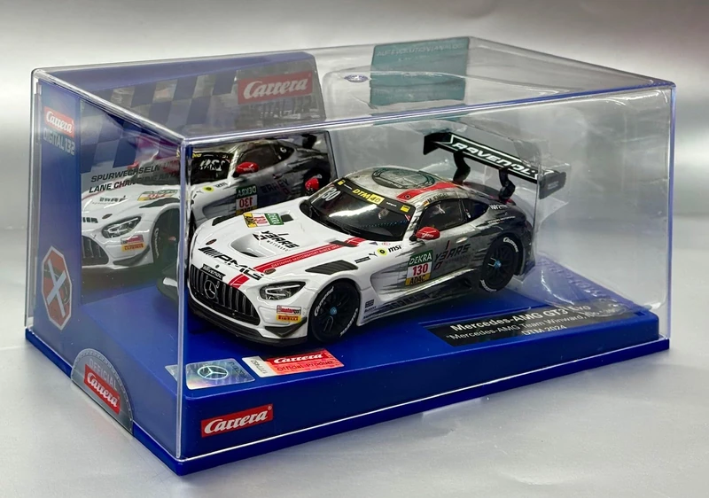 Carrera Digital 132 20032061 Mercedes AMG GT3 Evo Mercedes AMG Team Winward No130 DTM 2024 1:32 Scale Slot Car With Working Front, Rear & Brake Lights Suitable For Ages 8 Years+