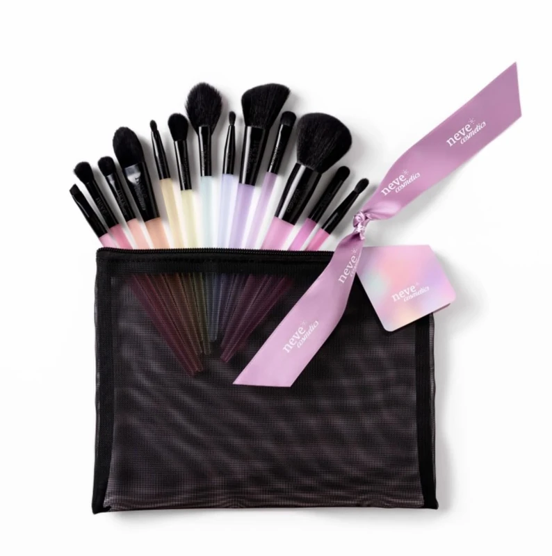 Neve Cosmetics Complete Professional Brush Set | Opal Brush Set 13