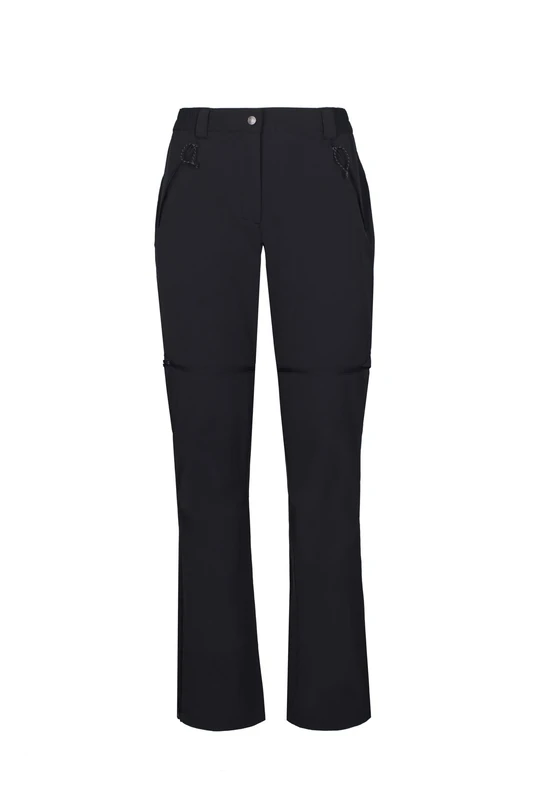 Rock Experience Women's Observer 3.0 T Zip Woman Pant Outdoor Trousers, Black, L