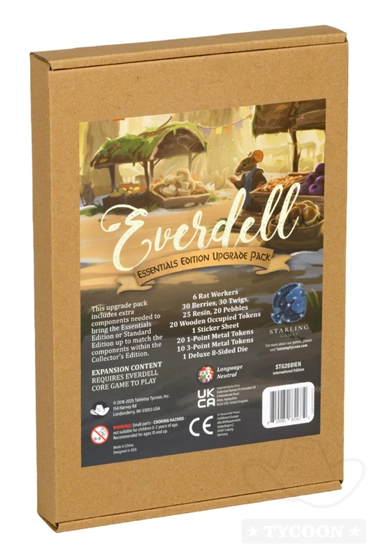 Starling Games | Everdell: Essentials Upgrade Pack | Board Game Expansion | Ages 10+ | 1-4 Players | 40-80 Minutes Playing Time