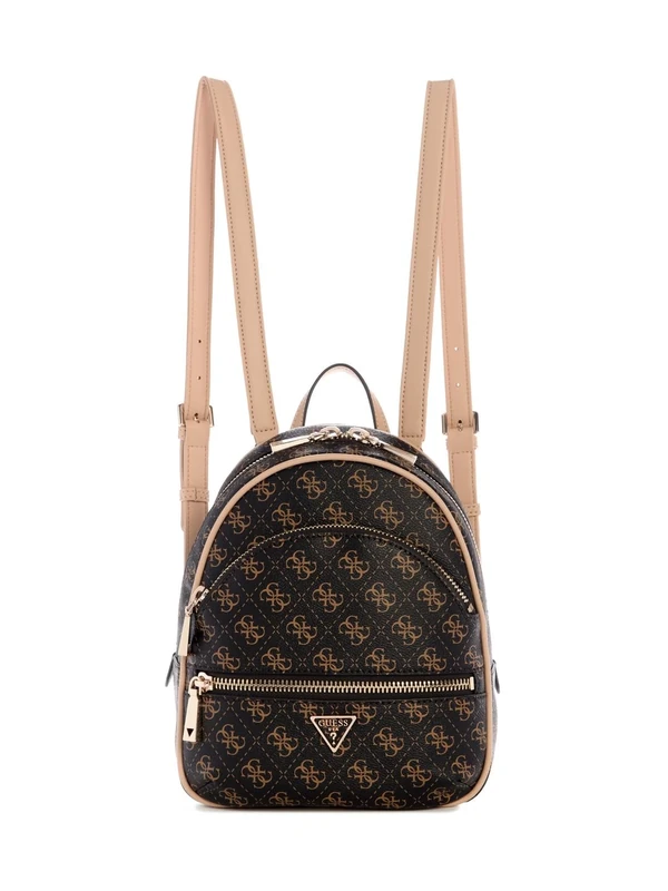 GUESS Women's Manhattan Ii Backpack, Brown, One Size