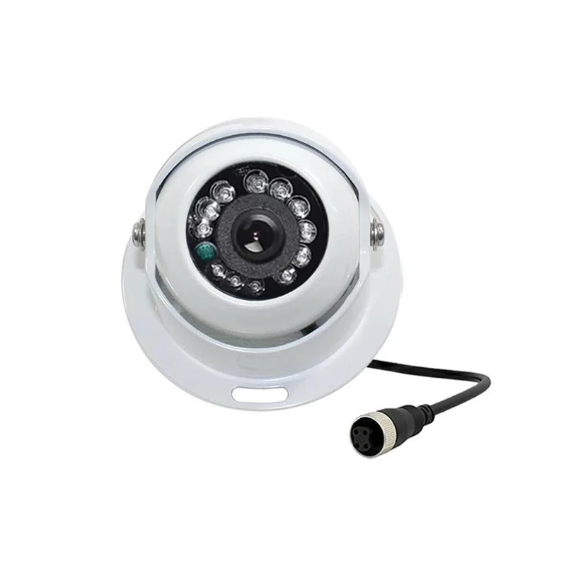 rear view camera for car Heavy Duty AHD 1080P Dome Reversing Camera With Night Vision Universal Mount Backup Cameras For Trucks RVs,Trailers(White,Camera-4PIN)