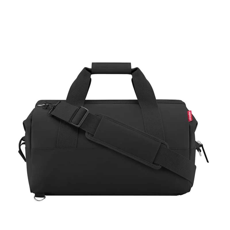 reisenthel Allrounder M - Versatile Doctor's Bag for Travel, Work or Leisure - with Functional Stylish Design, Mix Black, M Duffel, Trolley M Frame Glossy dots Black