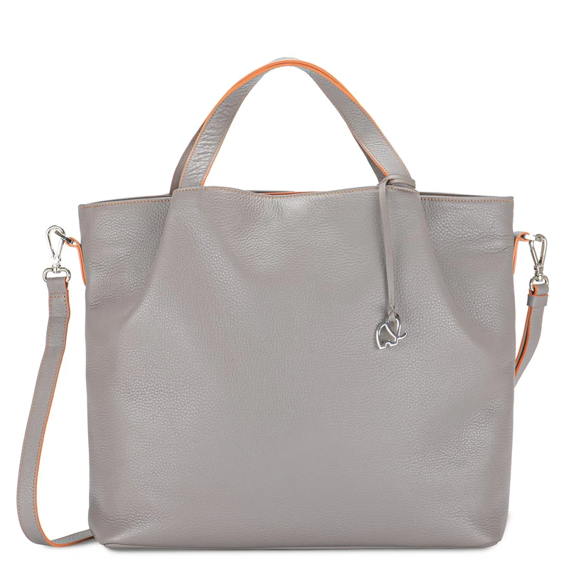 mywalit Unisex's Shopper Handbag, Smoke, Regular