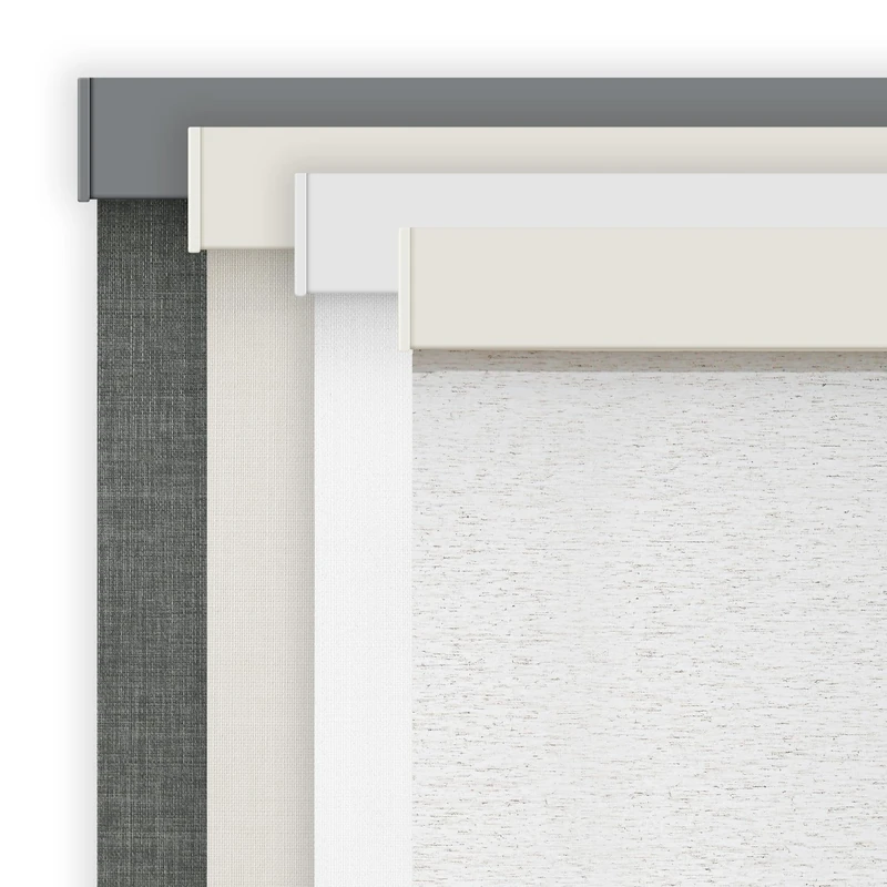 AOSKY Linen Roller Blinds Shades for Indoor Windows Pull Down Cordless Blackout Black Out Window Shade 21 inch Blinds for Home Linen