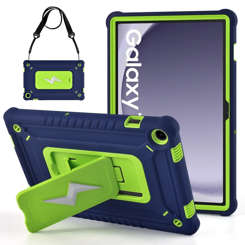 KATUMO Case for Samsung Galaxy Tab A9 Plus / A9+ 11 Inch (SM-X210/X216/X218), Shockproof Case compatible with Galaxy TabA9 Plus 11 inch, with Stand & Adjustable Shoulder Strap & Pencil Holder