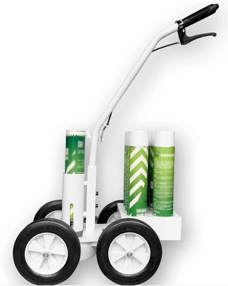 LLHTTDMBDFC Playing Field Line Striping Machines, Football Court Scribing Device, Spray Paint Line, Factory Marking Works With Road Or Grass Marking Paint