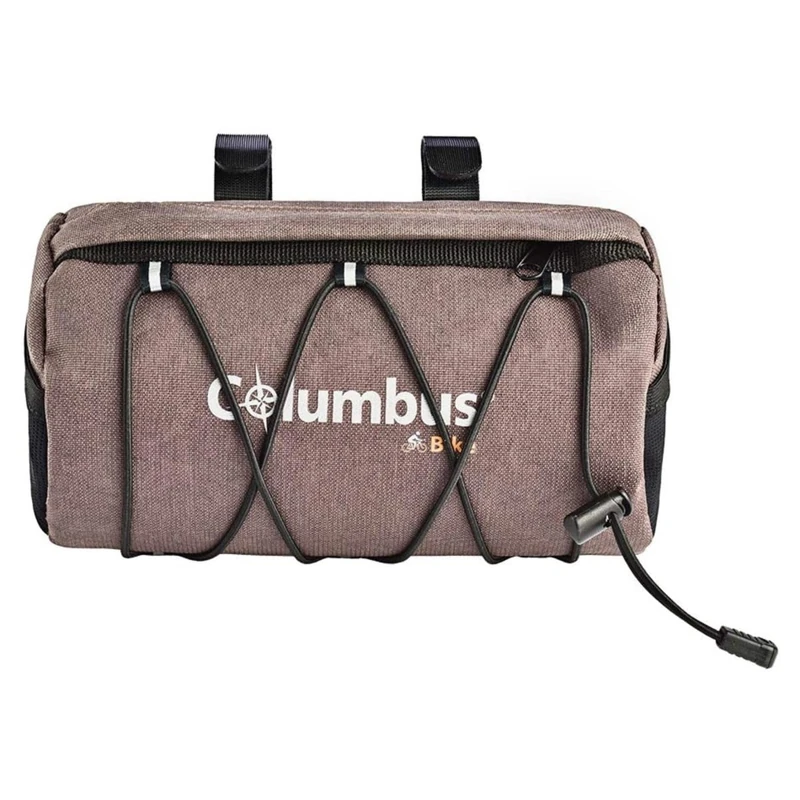 Columbus Dry Round Handlebar Bag Brown for Daily Use - Image 1