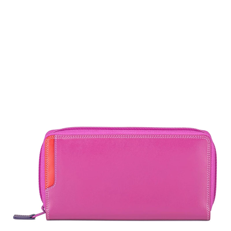 mywalit Unisex's Large Zip Around Wallet, Sangria Multi, 104 PULGADAS