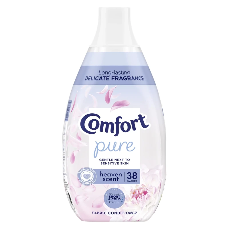 Comfort Molly-Mae x Pure Heaven Scent Fabric Conditioner Softener with CrystalFresh Technology for Sensitive Skin 38 washes (570 ml)