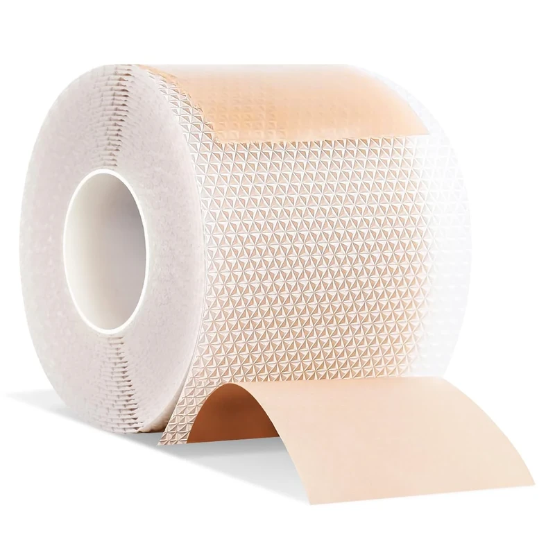 Aucenix Silicone Scar Sheets for Skin: Medical Grade Silicone Scar Tape Roll (1.6''x 60'') for Wrinkles - Silicone Face Patches for Scars Cover Up Flexible Reusable (1.6‘’x120'')