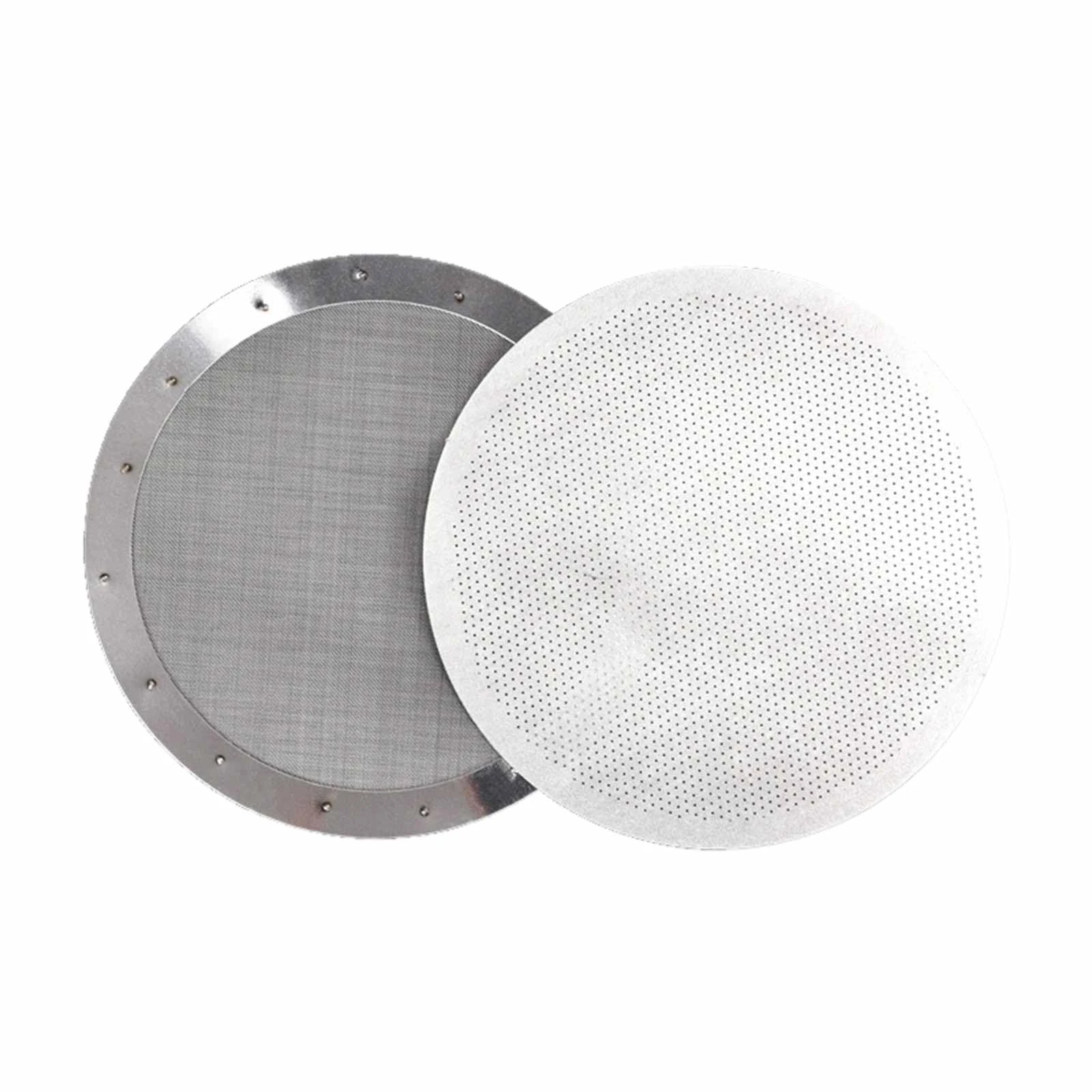 2-Pack Metal Coffee Filter Disc for AeroPress & Ultra-Fine Reusable Brewers, 304 Stainless Steel, Coated Mesh, Dishwasher-Safe, Eco-Friendly Refill, Fits Original/Go/Clear, Gift for Café/Party/Travel