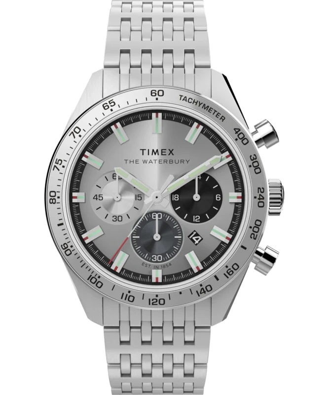 Timex Men's Chronograph Quartz Watch Waterbury Traditional