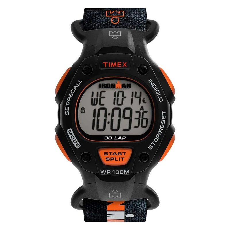 Timex Men's Digital Quartz Watch with a Fabric Strap Ironman Modern Vintage