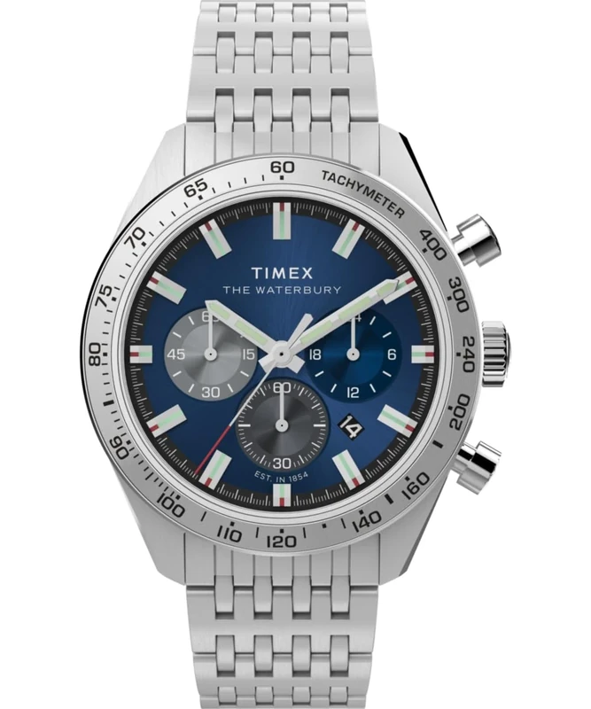 Timex Men's Chronograph Quartz Watch Waterbury Traditional