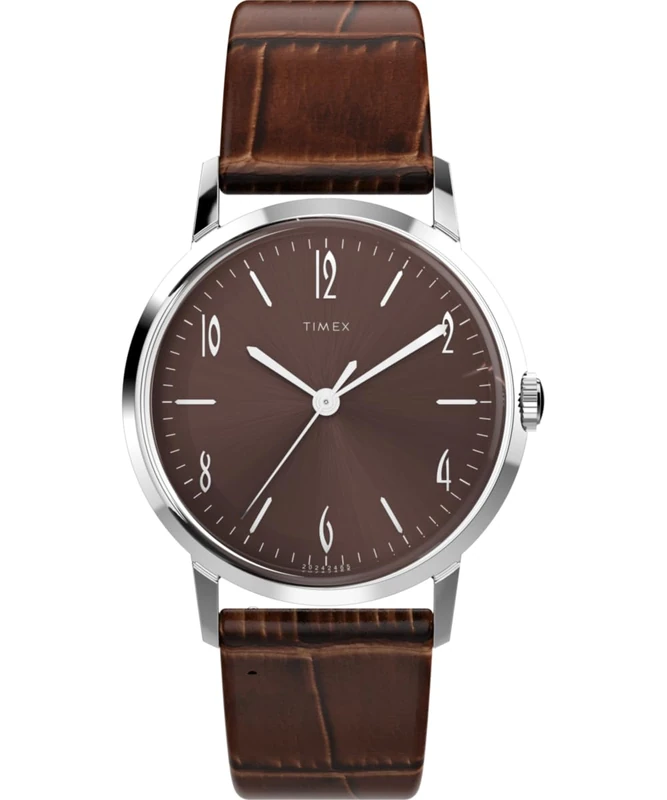 Timex Men's Marlin Analogue Mechanic Watch - Brown Dial