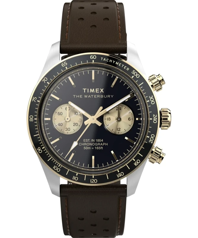 Timex Men's Chronograph Quartz Watch Waterbury Heritage