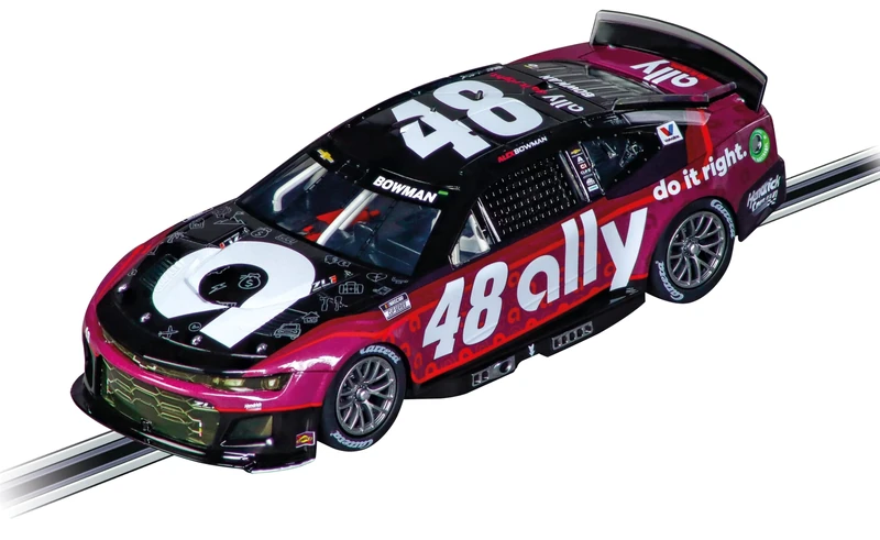 Carrera Digital 132 20032092 NASCAR Camaro NextGen ZL1 Hendrick Motorsports, Alex Bowman, No.48 Season 2025 1:32 Scale Slot Car With Working Front, Rear & Tail Lights Suitable For Ages 8 Years+