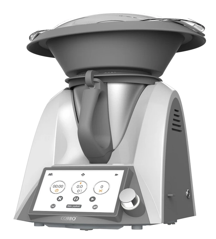 Cobbo OC-1 Multi-Function Kitchen Robot, Plastic, White/Grey