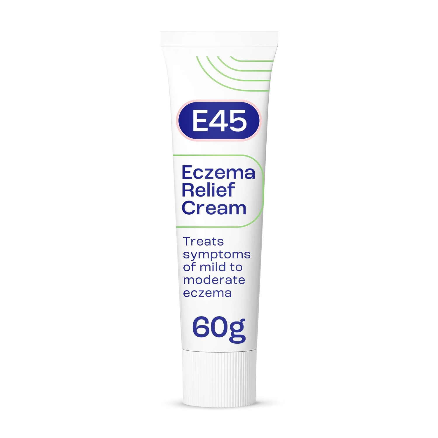E45 Eczema Relief Cream 60g – To Treat Symptoms of Eczema – Reduces itching and redness – Emollient Cream – Steroid free