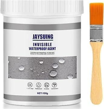 300g Transparent Waterproof Coating Agent,Invisible Anti-Leakage Bonding Adhesive Sealant for Roofs,Invisible Waterproof Agent,Transparent Insulation Sealant for Outdoor Home Bathroom Toilet