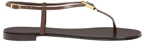 Giuseppe Zanotti, Cameliee Flat, Brown, Leather, 6