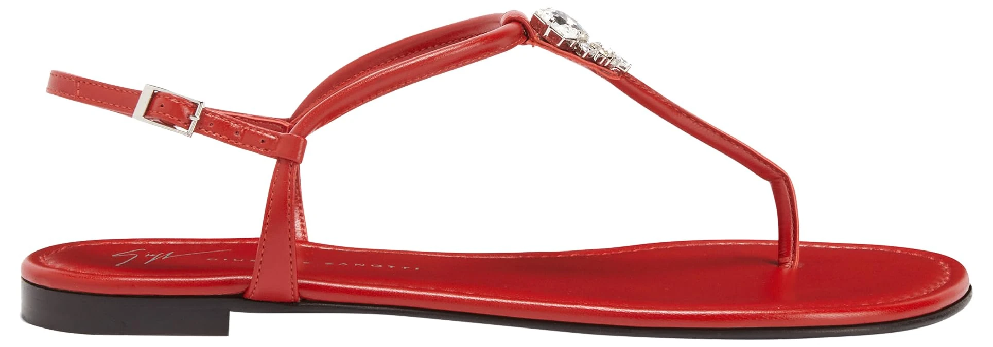 Giuseppe Zanotti, Anyelle, Red, Leather, 4.5