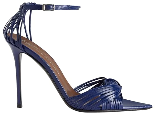 Giuseppe Zanotti, Intriigo Knot 105, Blue, Leather, 8