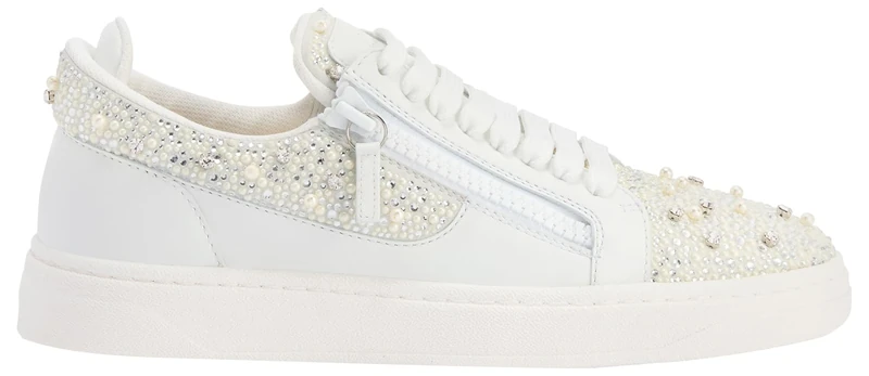 Giuseppe Zanotti, GZ94, White, Fabric, 8.5