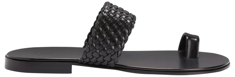 Giuseppe Zanotti, Thibaut, Black, Leather, 9.5
