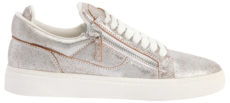 Giuseppe Zanotti, GZ94, Silver, Leather, 6