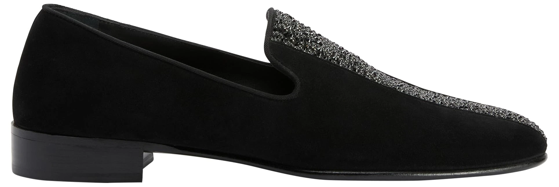 Giuseppe Zanotti, Tuxedo Diamond, Black, Suede, 10