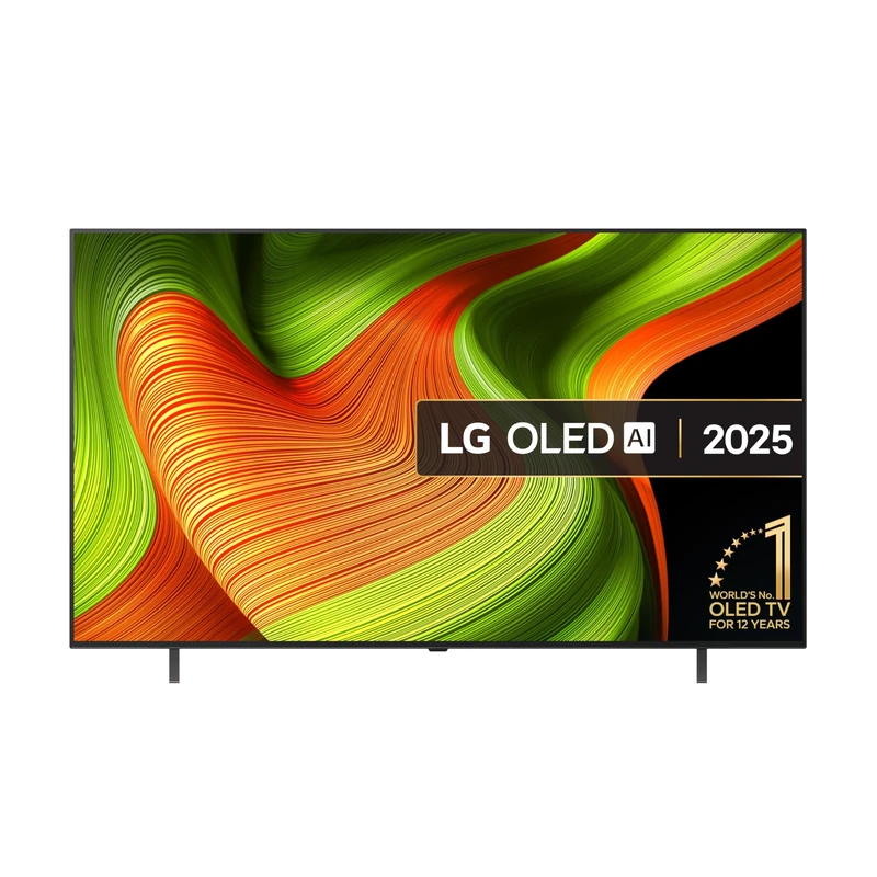 LG OLED65B56LA 65-Inch OLED AI 4K UHD Smart TV, (α8 AI Processor, Dolby Atmos, Freeview Play and Amazon Alexa, 120Hz) [Model 2025]